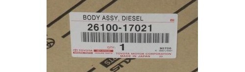 TOYOTA LAND CRUISER HDJ100 02-05 Genuine 1HDFTE Venturi Assy