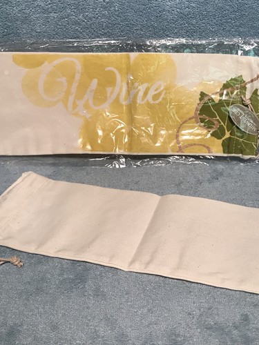 3-Canvas Wine Gift Bag -(13 1/2” X 5”) NEW - 第 3/4 張圖片