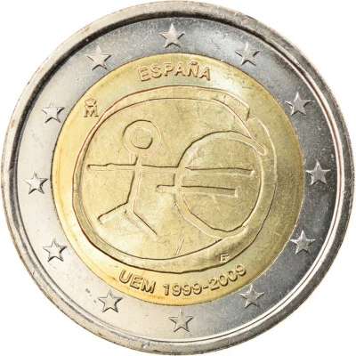 [#913628] Espagne, 2 Euro, EMU, 2009, Madrid, SPL, Bi-Metallic, KM:1074 - Photo 1/2