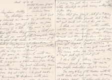 1919 4 páginas Carta FM Comandante de Brigada Misión Británica Gagri, APO Batum (M7035)