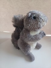 Aurora World Plush Mini Flopsie NUTTY the Grey Squirrel 7 inch Stuffed Animal