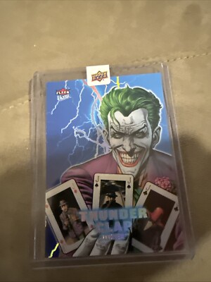 2025 UD Fleer Ultra Joker Thunder Clap Exclusive CDD The Joker DC s 1st UD Cards