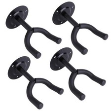 4x Guitar Wall Hanger Violin Wall Mount Hanger Holder Rack Stand Hook