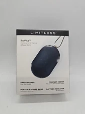 Limitless Revita Portable Ergonomic Hand Warmer W/ 2-Heat Modes Rechargeable....