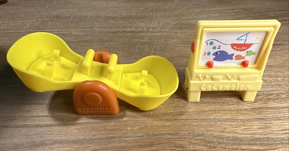 Lot Of 6 Cocomelon Toys 4 Figures See Saw And Chalkboard JJ Lot Of 6 Cocomelon Toys 4 Figures See Saw And Chalkboard JJ