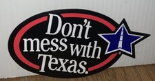 DONT MESS WITH TEXAS BUMPER STICKER NEW