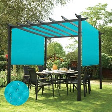 12 Fuß Wasserdicht Universal Ersatz Pergola Sonnenschutz Abdeckung Baldachin mit Stange
