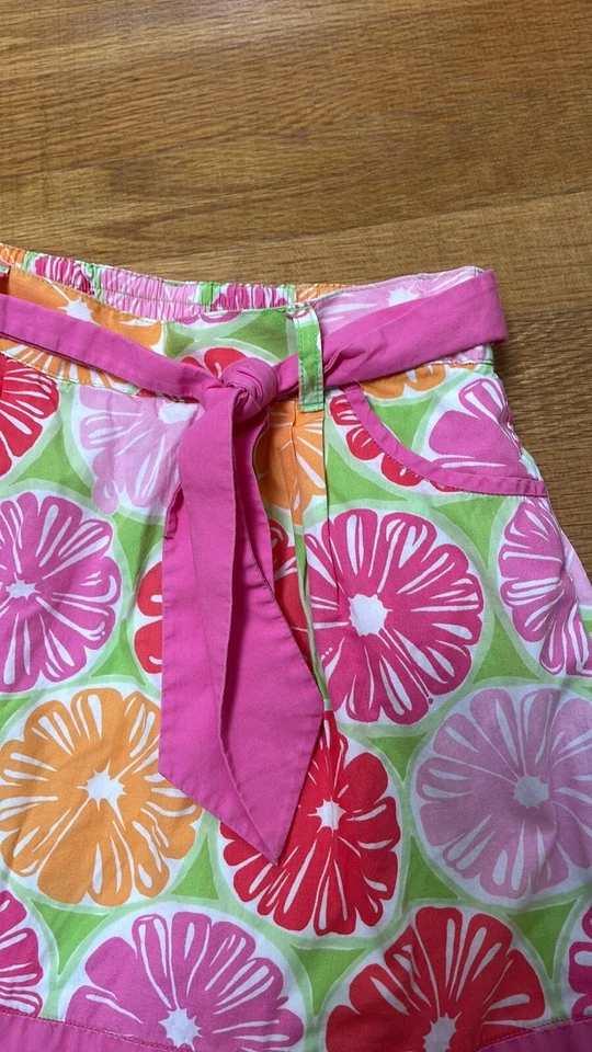 Falda rosa Lilly Pulitzer etiqueta blanca niñas talla 6X estampado sandía Foto 2 de 4