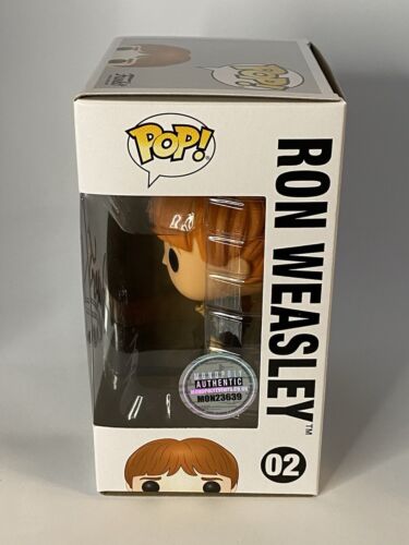 Funko Pop Ron Weasley #02 Harry Potter firmado Por Rupert Grint con COA - Imagen 4 de 9