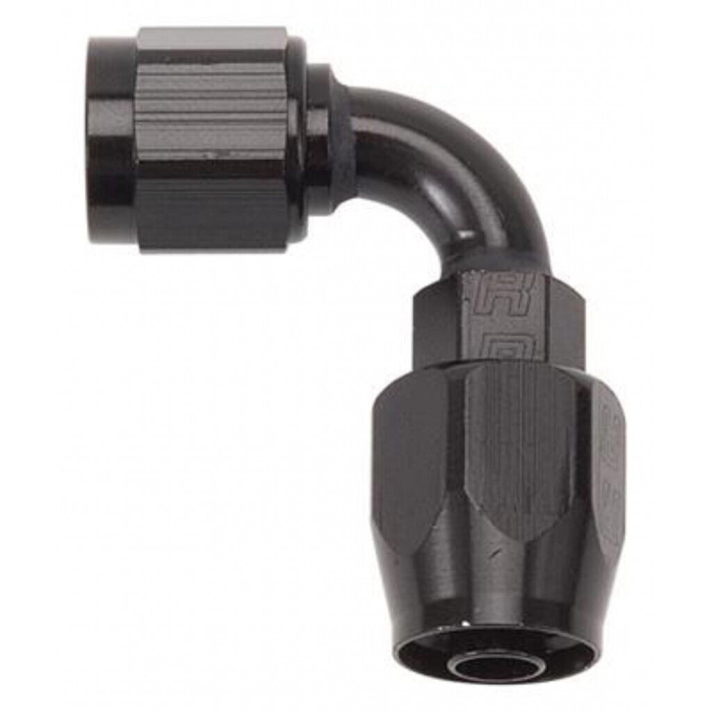 Russell Performance Full Flow Hose End | -6 AN Black | 90 Degree