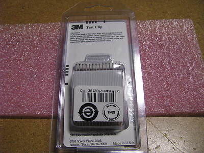 3M integrated circuit test clip 923718    NSN: 5920-01-168-2044  28STD. NAIL HD