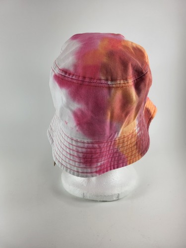 NWT Steve Madden Summer Fas Womens Bucket Hat. Pink/Orange & White - Picture 5 of 8