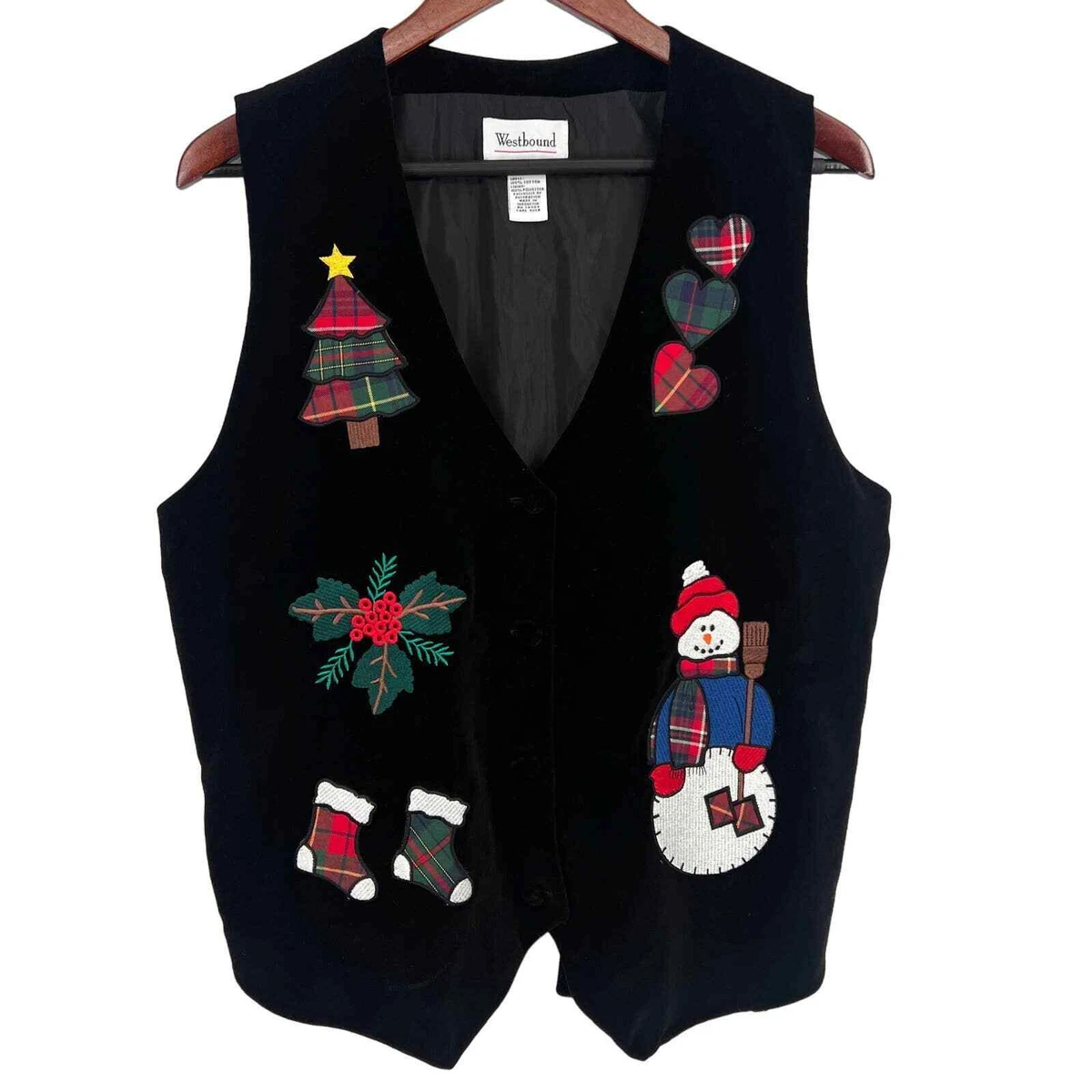 Vintage hot sale christmas vest