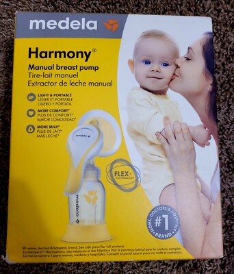Medela Harmony Manual Breast Pump w/ Safety Seal- New 