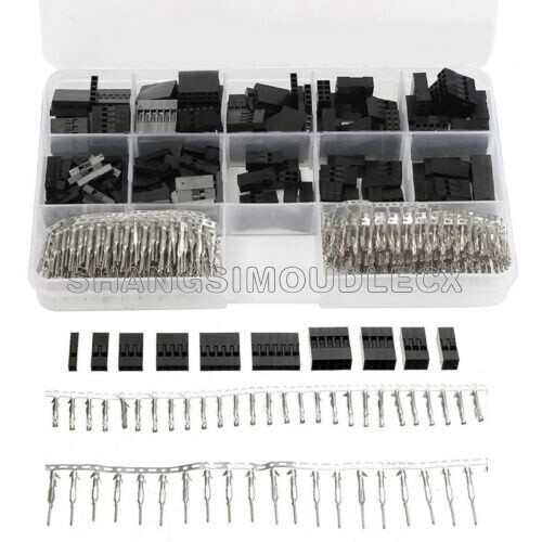 620PCS Dupont Crimp Pin Connector Header Jumper Wire Terminal Housing 2.54mm - Picture 2 of 6