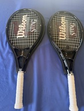 Wilson Sting Graphite Tennis Racquets With COVERs.  4 1/2  4 1/4  Grips 