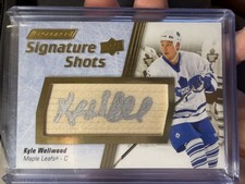 2024-25 Upper Deck Engrained Icons Kyle Wellwood Signature Shots Auto #SS-KW