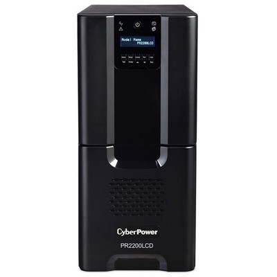 CyberPower PR2200LCD 2200 VA/1980W Smart App Sinewave Tower UPS, 8x NEMA 5-15R,