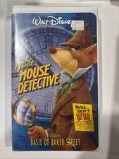 NEW Walt Disney's THE GREAT MOUSE DETECTIVE VHS Factory Sealed VTG
