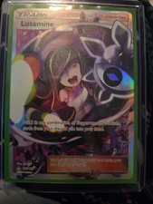 Pokémon TCG Lusamine 153/156 SM Ultra Prism Full Art Holo on eBay