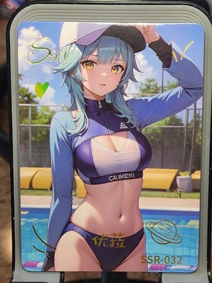 Walks In Beauty Card Anime Goddess Story Waifu SSR SSR-032 Eula