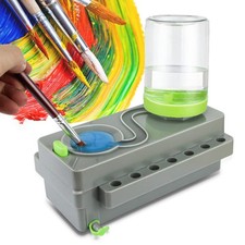 Paint Brush Cleaner Upgrade Painting 1 Count Pack of 1 , Grey-Green