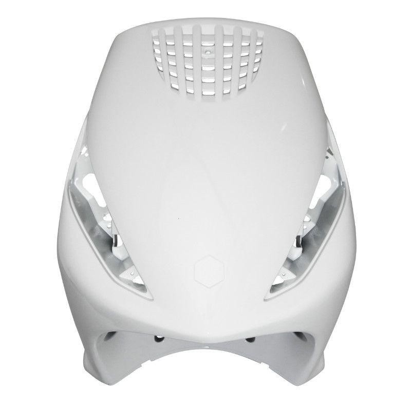 Face avant Piaggio Zip 50 blanc 724 pour remplacer un carénage cassé sans forcer