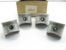 4 Trw L3055f Forged Engine Pistons - Standard For 1982-1985 Chrysler 2.6l