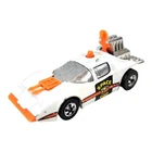 Vintage 1977 Hot Wheels Car White Science Friction Space Cop Mattel 1/64