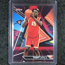 2023-24 Topps Finest CLINT CAPELA Base Uncommon Red Black 7/10