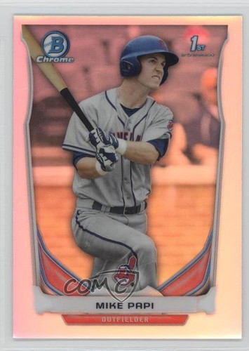 2014 Bowman Draft Chrome Refractor Mike Papi #CDP36 0a7 - Afbeelding 1 van 3