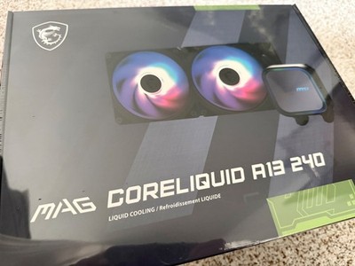 MSI MAG Coreliquid A13 240  LGA 1700/1851/AM5/AM4- Black (Factory Sealed)