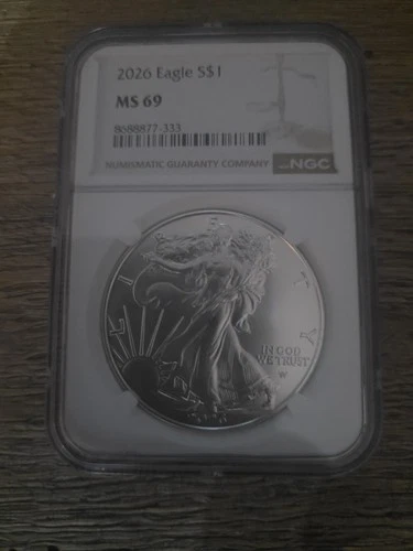 2026 $1 American Silver Eagle NGC MS69