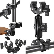 Double Mount Camera Clamp Bike Motorcycle Handlebar Super Clamp Bracket