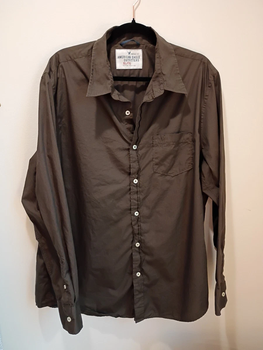 American Eagle Outfitters 100% Cotton Dress Shirts for Men for sale | eBay