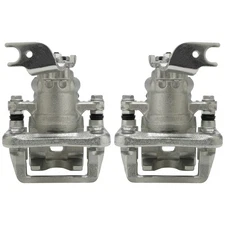 Pair For 2008-2012 Honda Accord Rear Brake Calipers w/ Bracket Accessories Kit