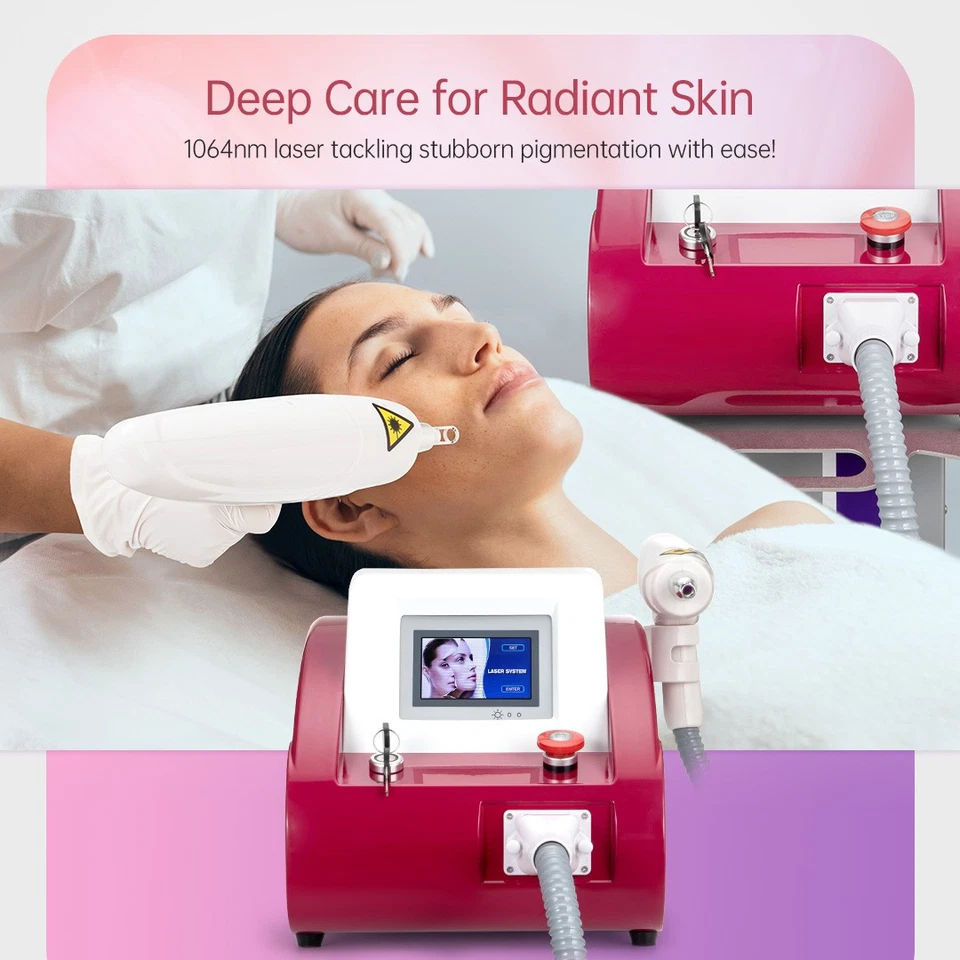 Машина для удаления татуировок лазерный переключатель Picosecond Q 1064 532 нм уход за кожей - Изображение 4 из 4