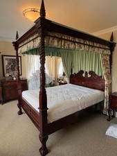 Queen Anne Reproduction Four Poster Bed