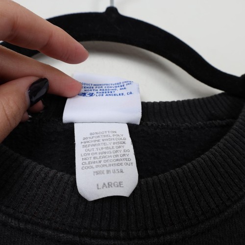 Vintage 90s Converse Crew Neck Sweater Athletic Sports Pullover Size Large - Picture 4 of 6
