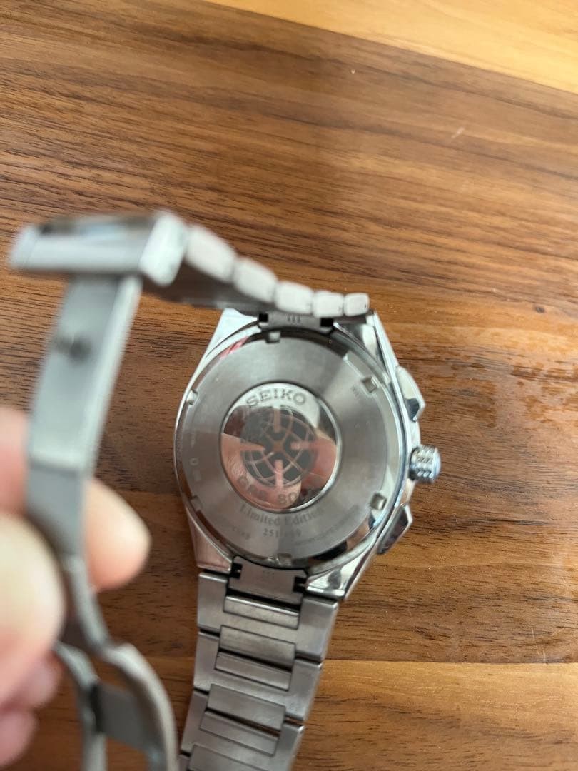 Seiko Astron SBXB173 Limited Edition GPS Solar 1.69in Case 6.69in Wrist image 3