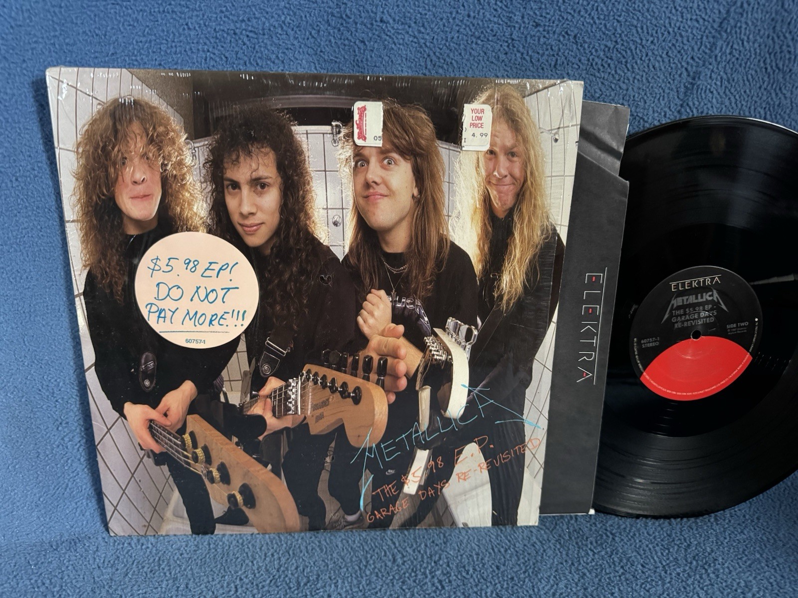 Metallica- Garage Days Re-Revisited/$5.98 EP -Elektra 1987 1st Press Vinyl-EX