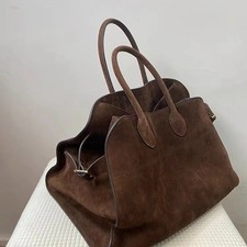 New Brown Suede Tote Bag Handbag for Autumn & WinterNew Brown Suede Tote Bag Han