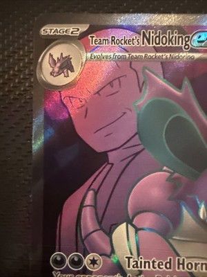 ROCKET'S NIDOKING ex 特別アートレア PSA 10 Team Rocket's Nidoking ex SAR 126/098 SV10 Glory of Team