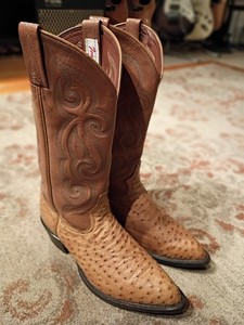 Vintage tony lama bottes de cowboy western pour hommes taille