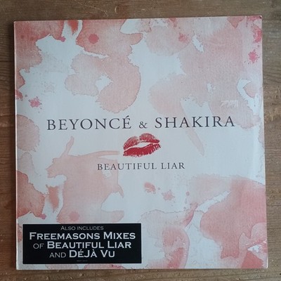 Beyoncé & Shakira    Beautiful Liar 12'' EU-2007 1st PRESS VG+/VG+