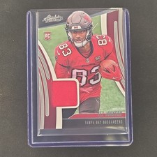2025 Panini Absolute Rookie Materials Tez Johnson ARM-TJN Buccaneers Football