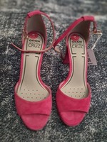 Size 3 Pink Suede Geox Strappy Heels