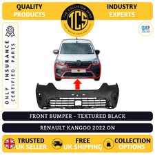 FITS RENAULT KANGOO 2022> FRONT BUMPER BLACK INSURANCE CERTIFIED 62010A777R NEW