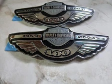 Vintage Harley Davidson 100th Anniversary Emblems New  Tank Emblems