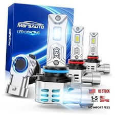 9005 9006 LED Fog Light Bulbs, 68,000LM Ultra-Bright for Wider Vision, IP67